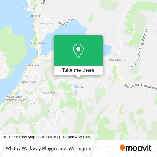 Whitby Walkway Playground map