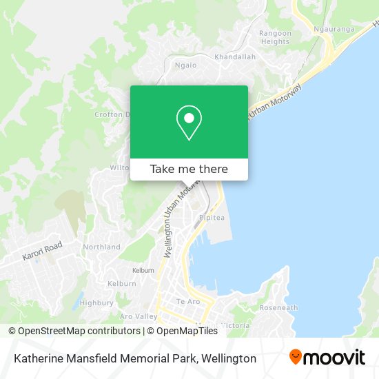 Katherine Mansfield Memorial Park map