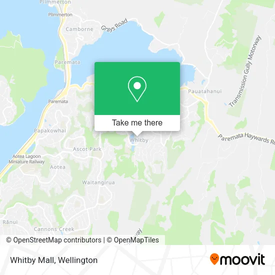 Whitby Mall map