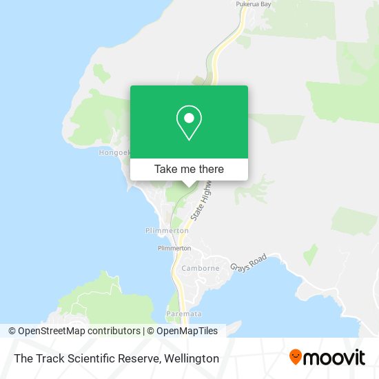 The Track Scientific Reserve map