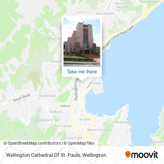 Wellington Cathedral Of St. Pauls map