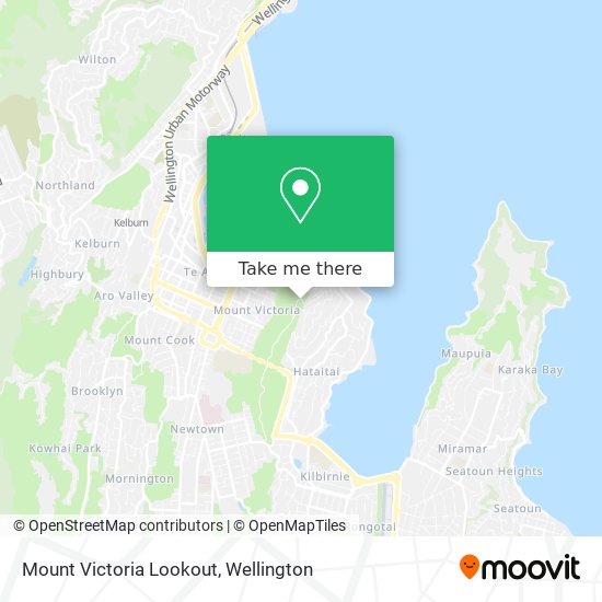 Mount Victoria Lookout map