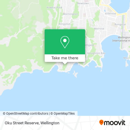 Oku Street Reserve map