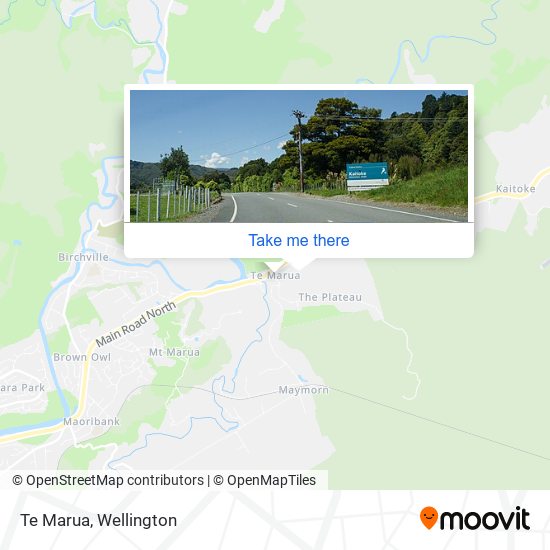 Te Marua map