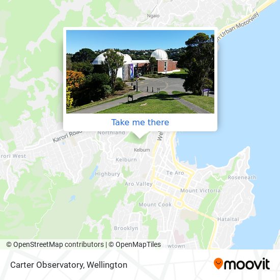 Carter Observatory map