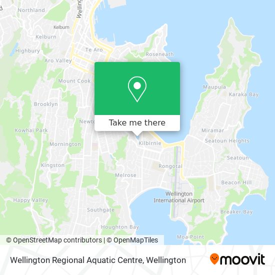 Wellington Regional Aquatic Centre map