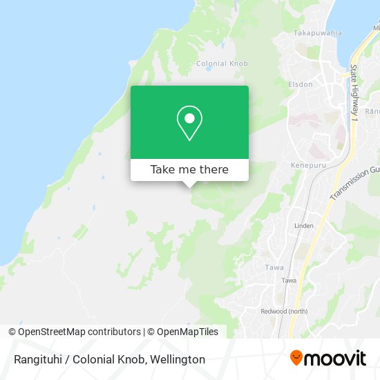 Rangituhi / Colonial Knob map