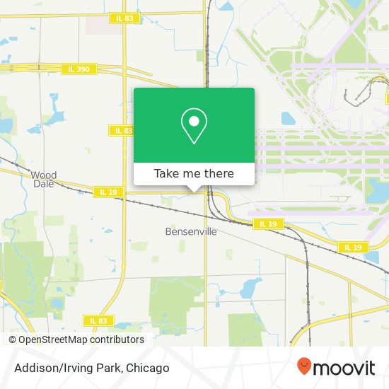 Mapa de Addison/Irving Park