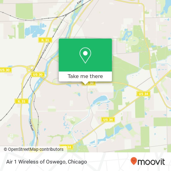 Air 1 Wireless of Oswego map