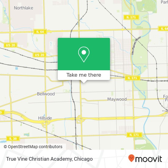 Mapa de True Vine Christian Academy