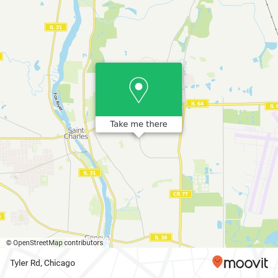 Tyler Rd map