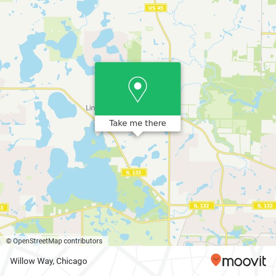 Willow Way map