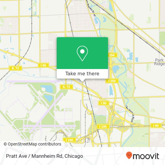 Mapa de Pratt Ave / Mannheim Rd