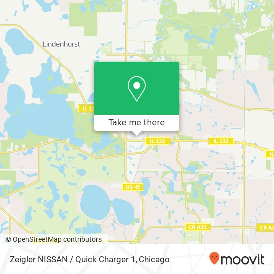 Zeigler NISSAN / Quick Charger 1 map