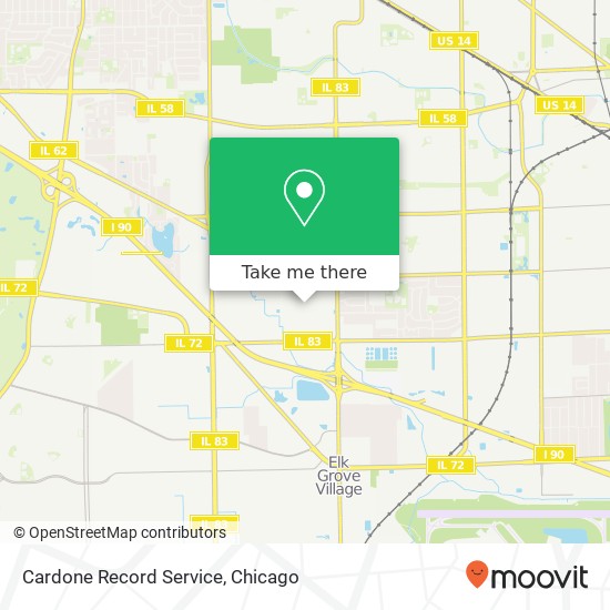 Cardone Record Service map