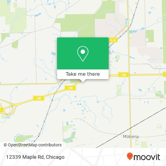 Mapa de 12339 Maple Rd