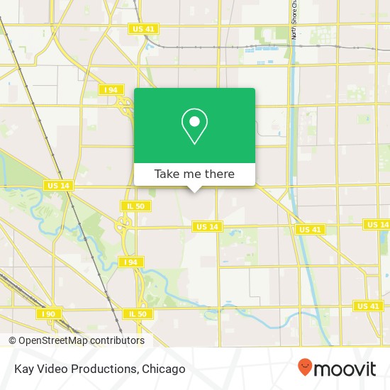 Kay Video Productions map