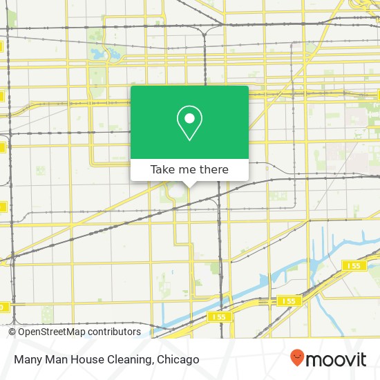 Many Man House Cleaning map