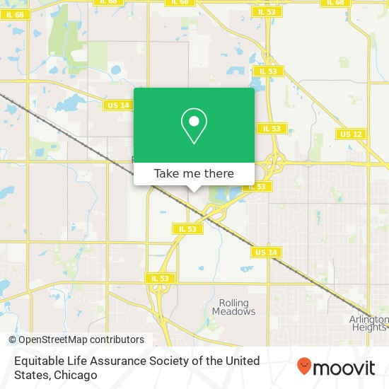 Mapa de Equitable Life Assurance Society of the United States