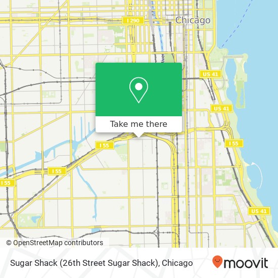 Mapa de Sugar Shack (26th Street Sugar Shack)