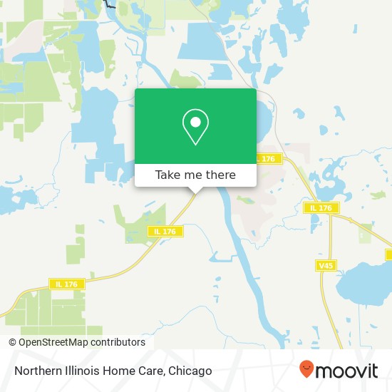 Mapa de Northern Illinois Home Care