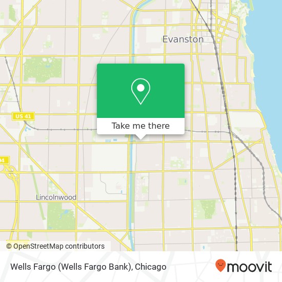 Mapa de Wells Fargo (Wells Fargo Bank)