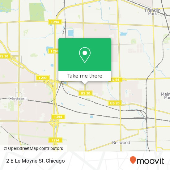 2 E Le Moyne St map