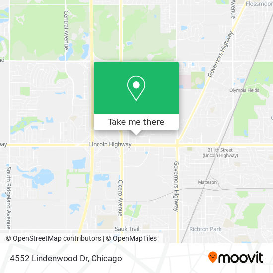 Mapa de 4552 Lindenwood Dr