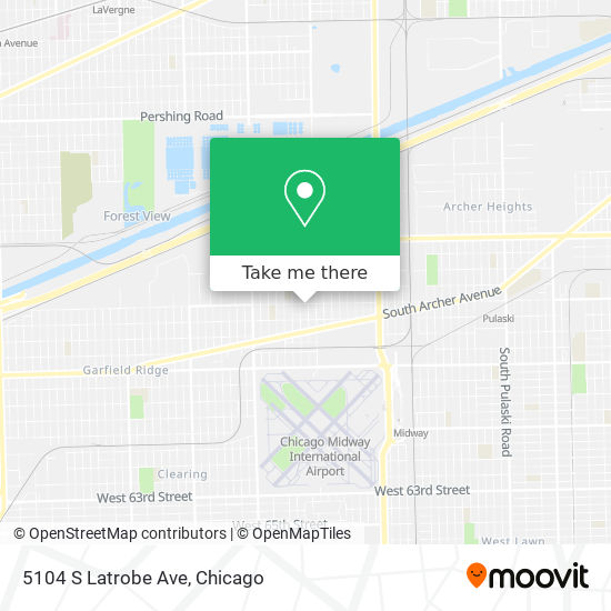 5104 S Latrobe Ave map