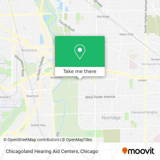 Mapa de Chicagoland Hearing Aid Centers