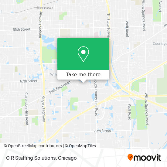 O R Staffing Solutions map