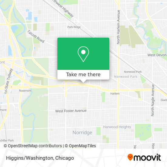Higgins/Washington map