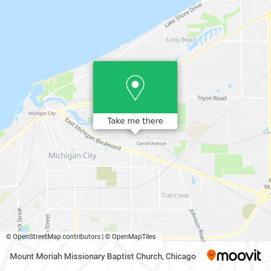 Mount Moriah Missionary Baptist Church map