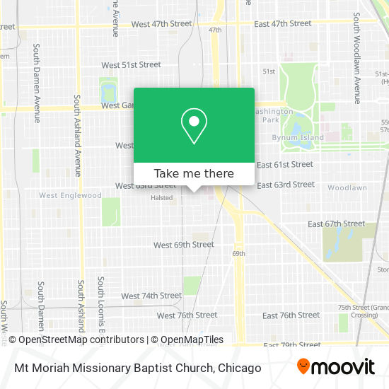 Mt Moriah Missionary Baptist Church map