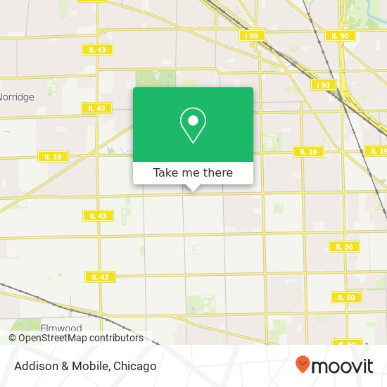 Addison & Mobile map