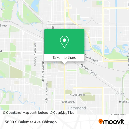 5800 S Calumet Ave map
