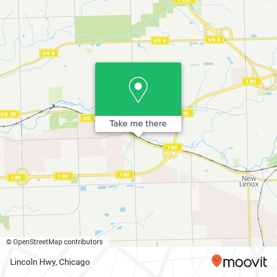 Lincoln Hwy map