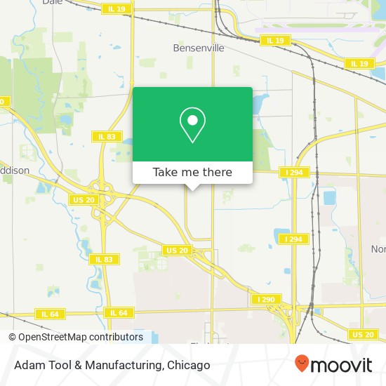 Adam Tool & Manufacturing map