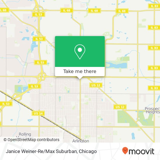 Mapa de Janice Weiner-Re/Max Suburban