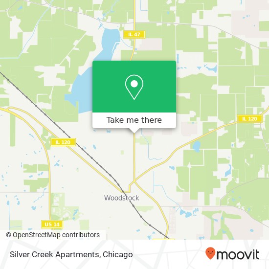 Mapa de Silver Creek Apartments