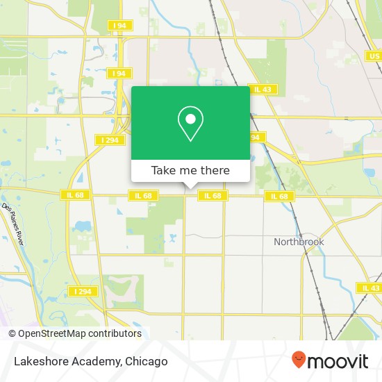 Mapa de Lakeshore Academy