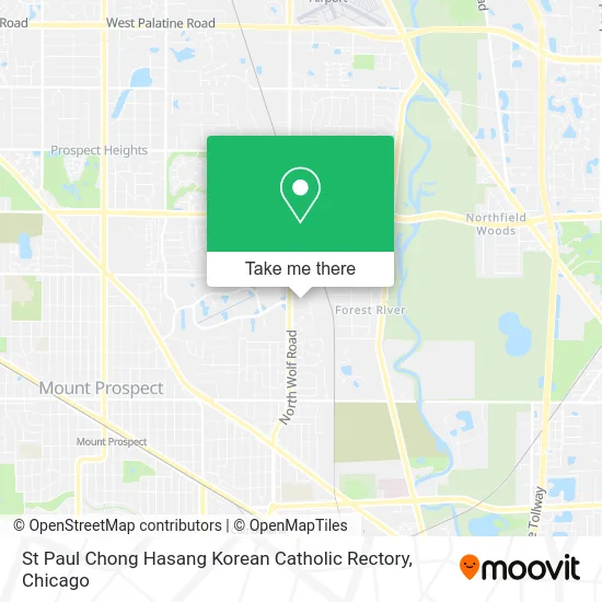 St Paul Chong Hasang Korean Catholic Rectory map