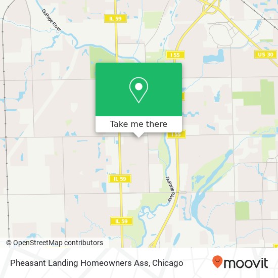 Pheasant Landing Homeowners Ass map