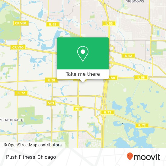 Push Fitness map