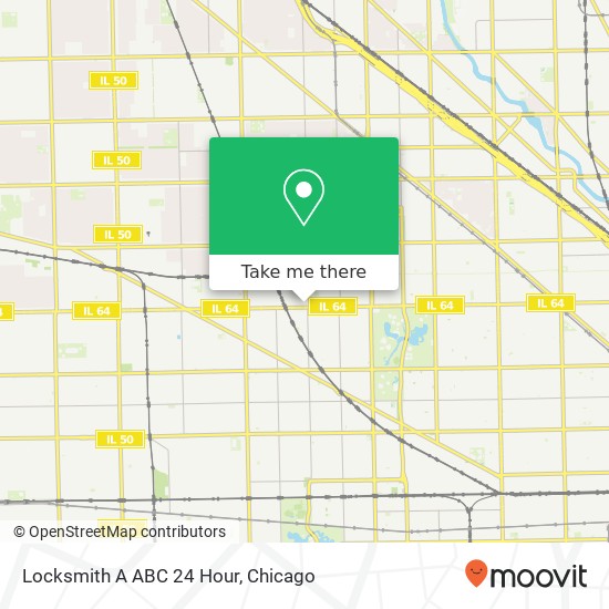 Locksmith A ABC 24 Hour map