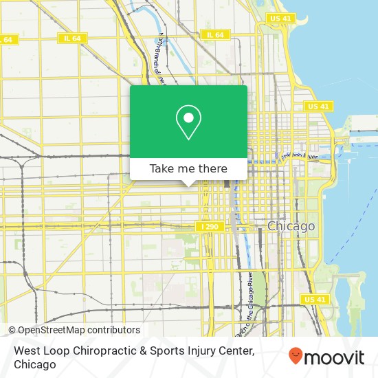 West Loop Chiropractic & Sports Injury Center map