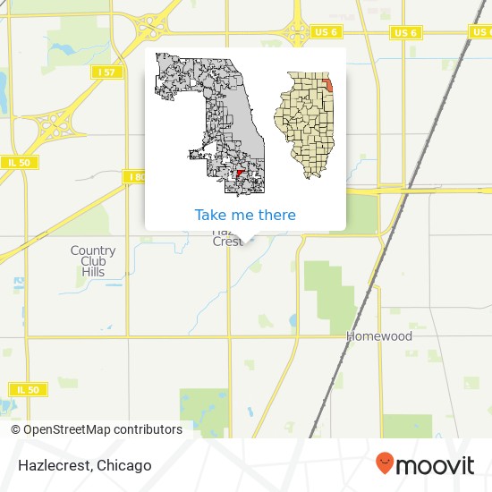 Hazlecrest map