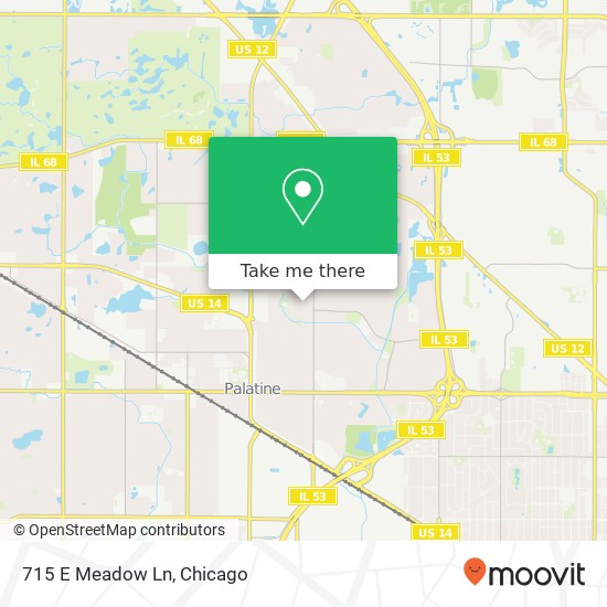 715 E Meadow Ln map