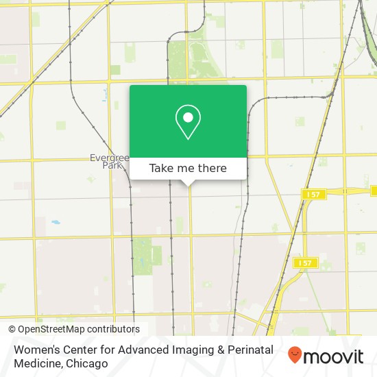 Mapa de Women's Center for Advanced Imaging & Perinatal Medicine