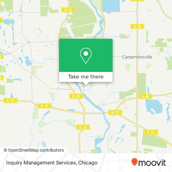 Inquiry Management Services map
